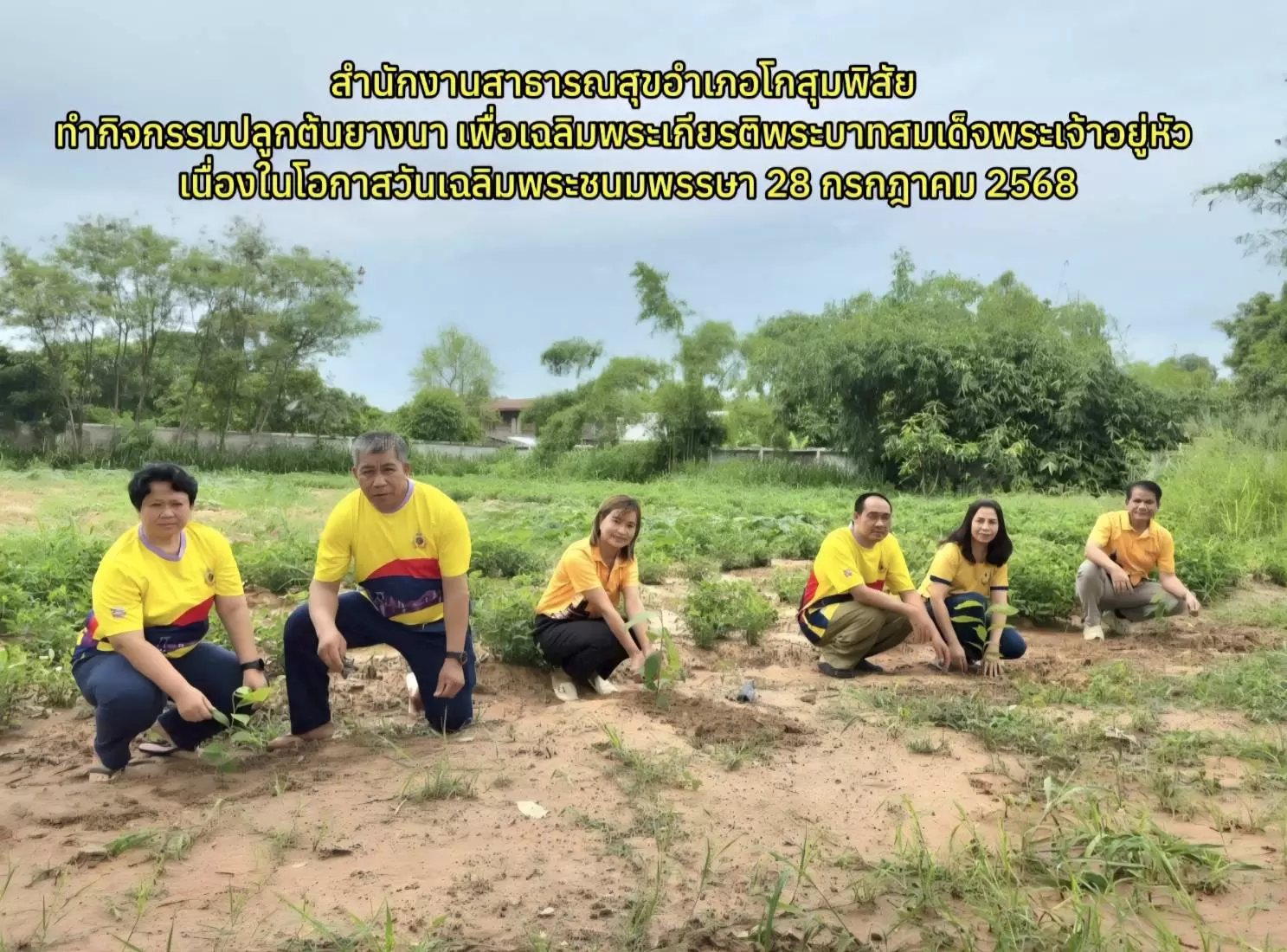 ปลูกต้นไม้ร่วม 28 ก.ค.68